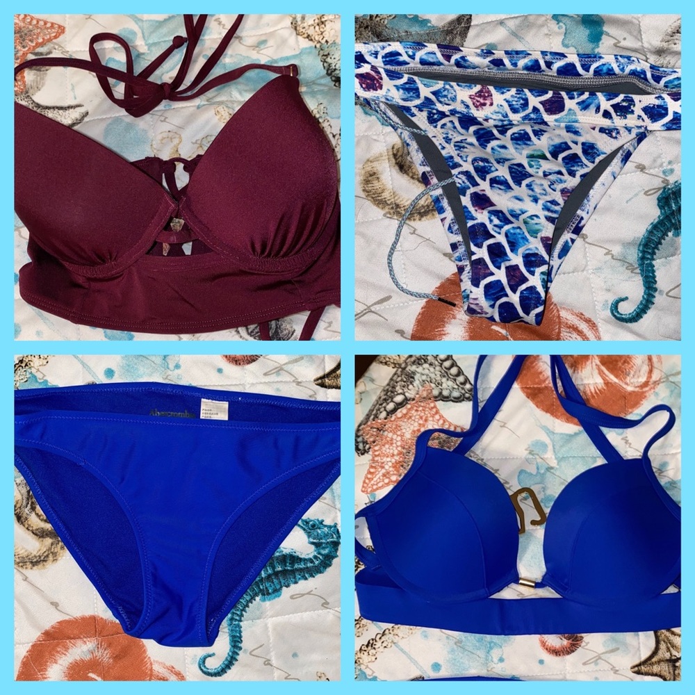 Mix and match swimsuits set